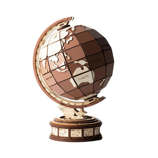 3D Wooden Globe Puzzle Kit